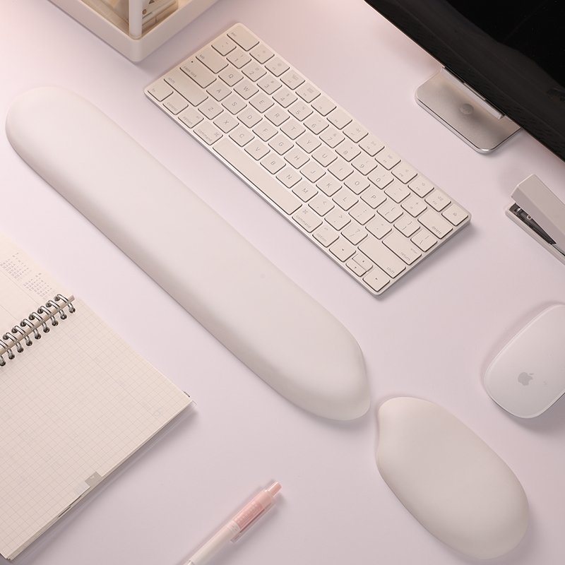 Super Grade Pu Leather covered Water Resistance wrist rest pad hand pillow for Keyboard and mouse pad
