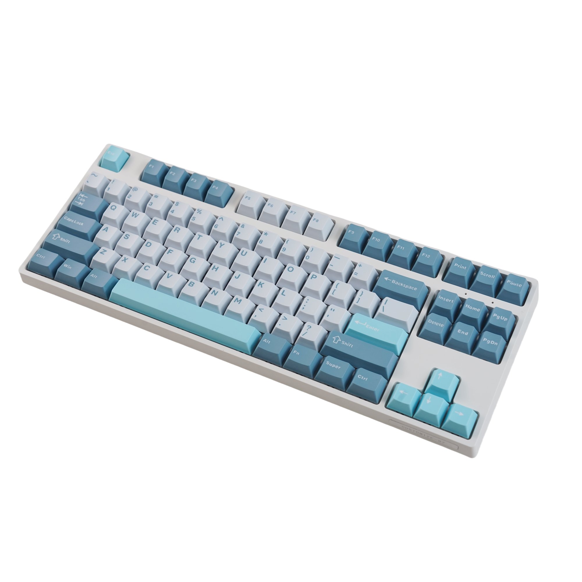 KC87 TKL Mechanical Gaming Keyboard Linear Silver Switch Programmable 87 Keys Compact Wireless Computer Keyboard for Windows Mac