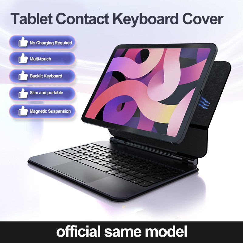 3in1 Touch for power magic keyboard case with smart trackpad Backlight Keyboard Covers tablet pc turns into a laptop in seconds
