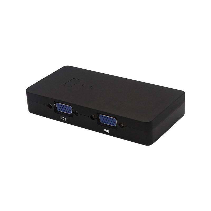 VGA KVM Switch 2 port 1080P for 2 computer sharing 1 keyboard 1 mouse 1 display VGA KVM Switch