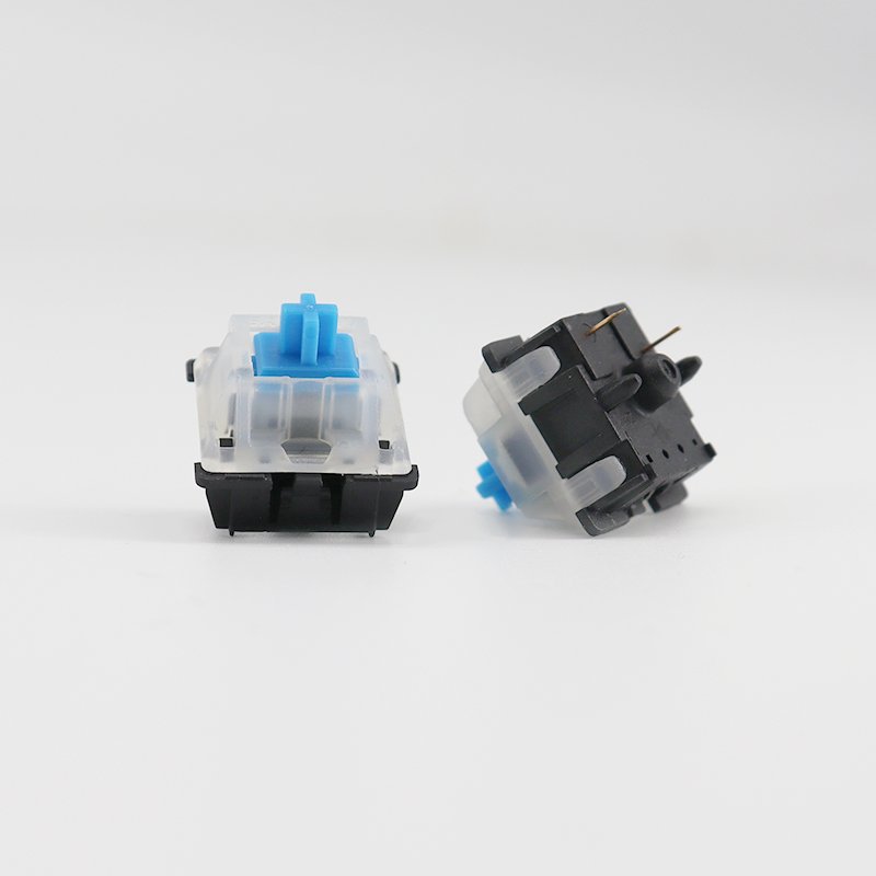 Gateron Switches Milky Top Black Bottom Yellow Black Switches for Mechanical Keyboard 5 Pin Keyboard Switch