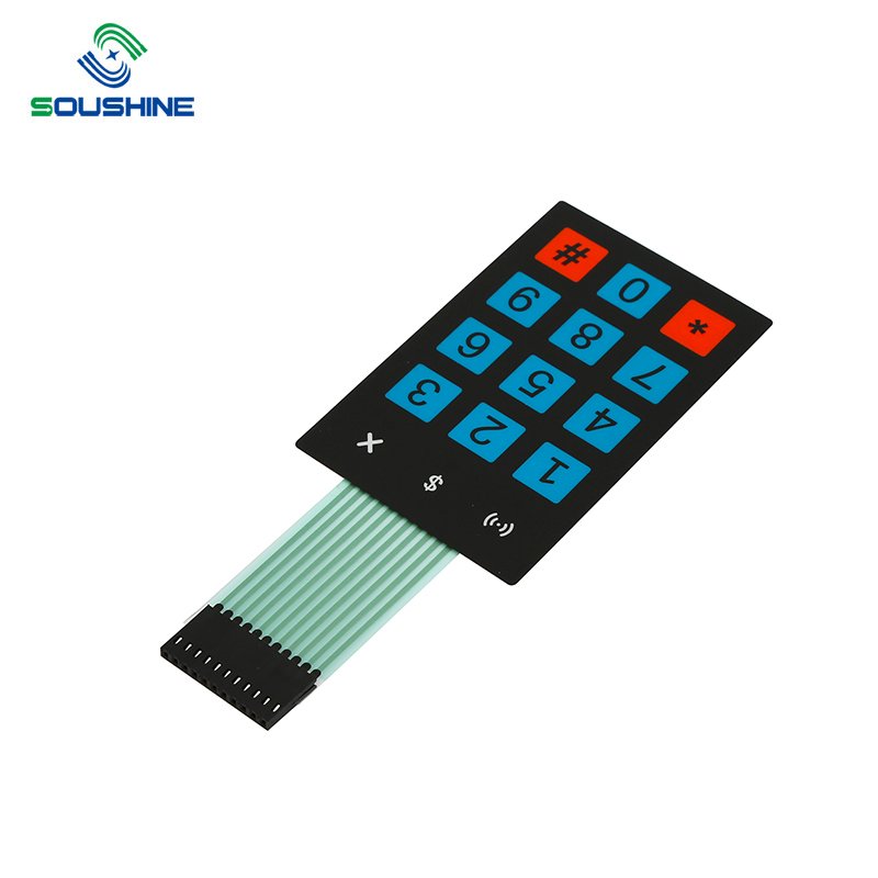 Silk Screen Printing Custom Design Labels and Sticker Decals Control Panel Graphic Overlay for Medical Electronics
