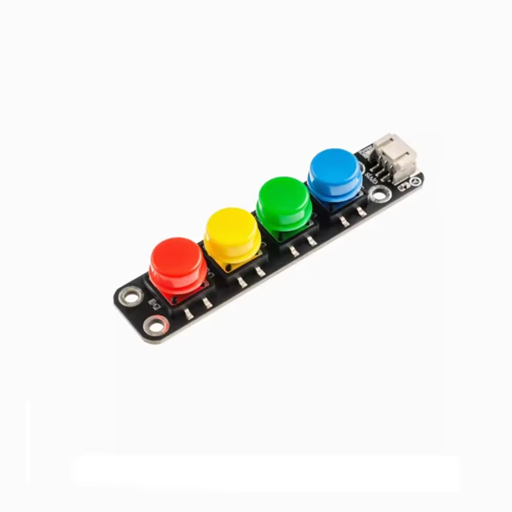 Four Independent Keyboard Module With 4 Keys Touch Switch IO External Expansion Button Arduino Programming PH2.0 Interface