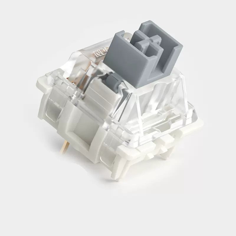 GATERON G White Pro 1.0 White Switch Linear Feel 38gf 3 Pin Gateron Pro Mechanical Keyboard Switches
