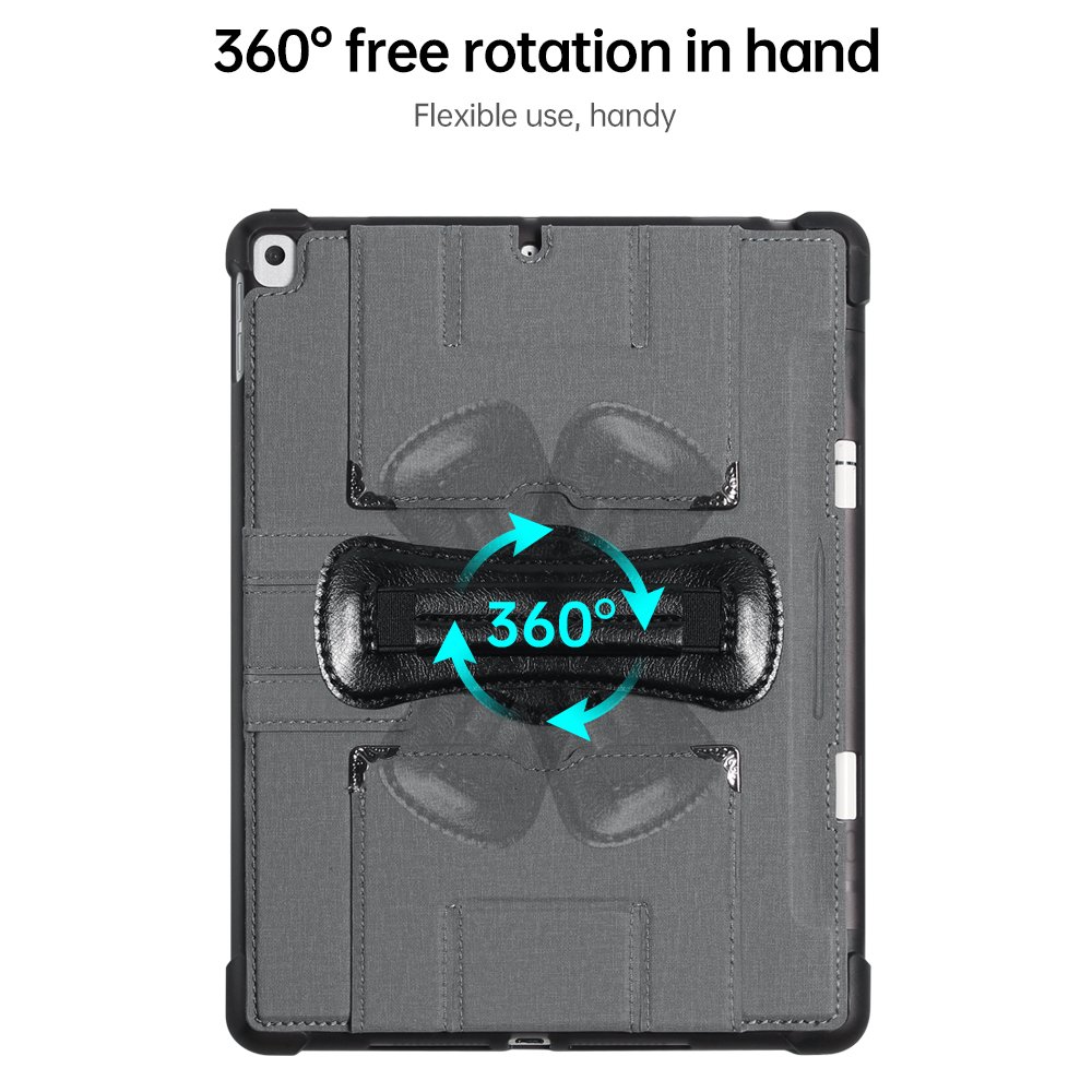 Hand Hold Rotation Waterproof Anti-fouling Fabric Texture Case Cover For 8.3 inch iPad Mini 6 With Pencil Slot Logo Custom