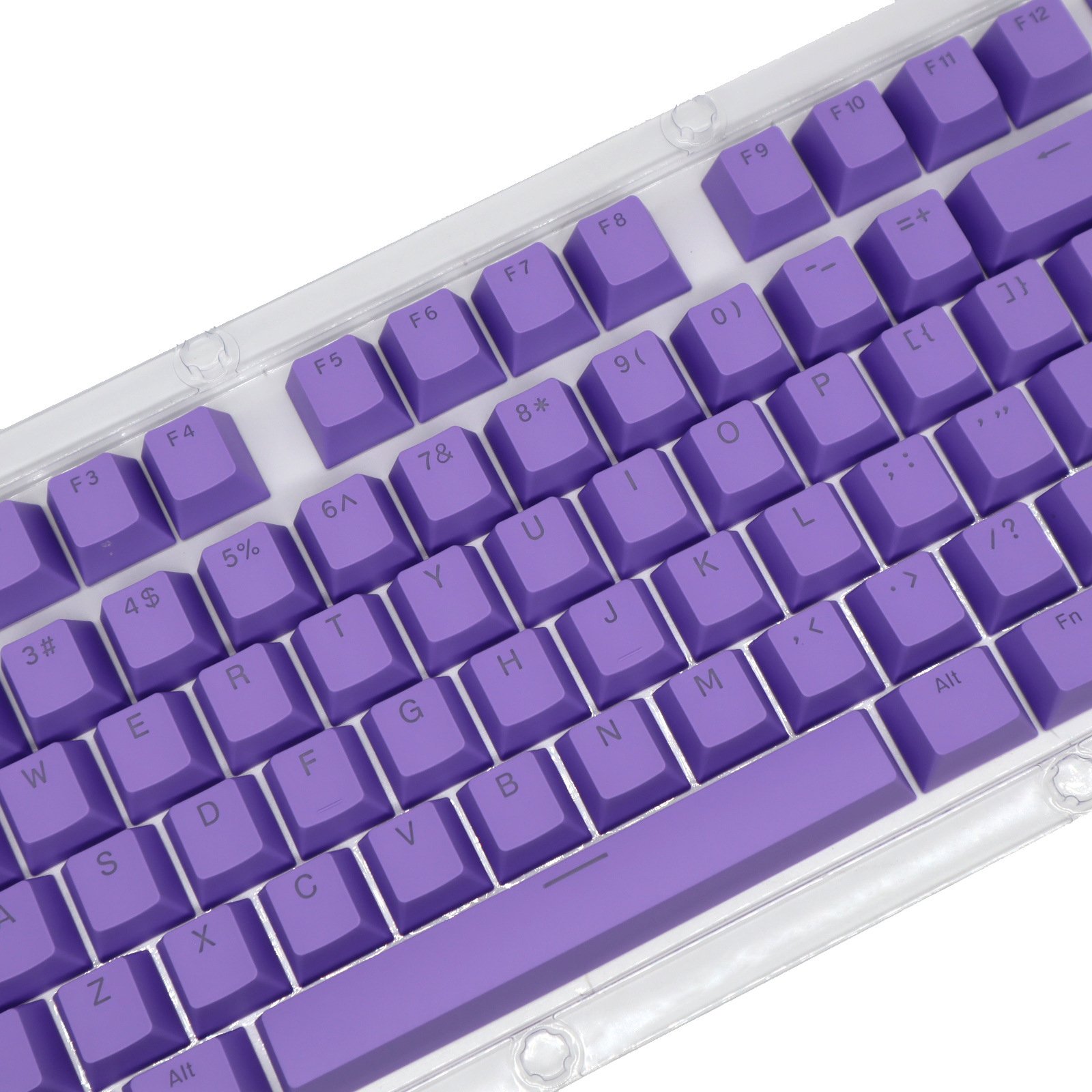 Aflion Custom Colorful Double Shot ABS Light Through Key Caps Keycaps For Mechanical Keyboard