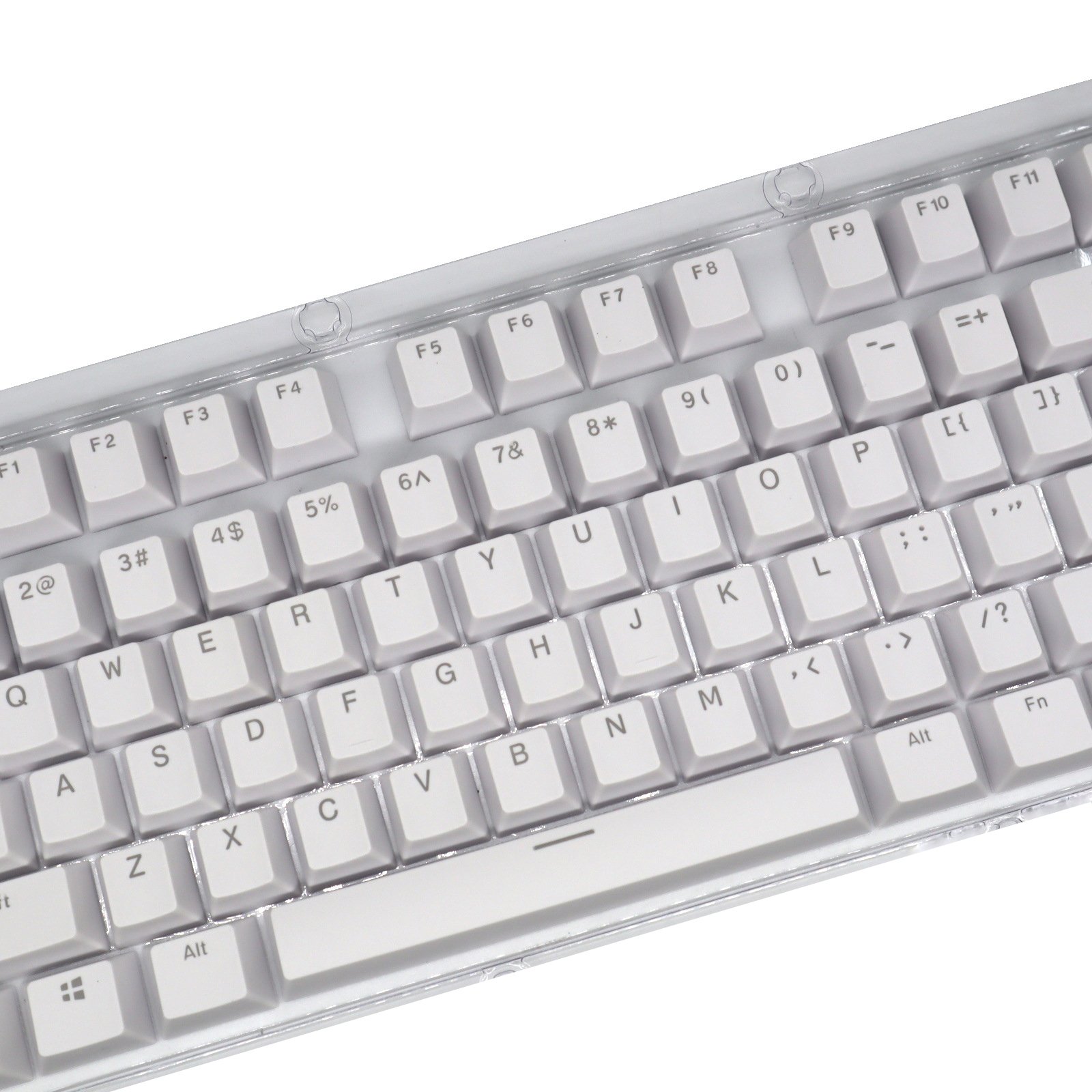 Aflion Custom Colorful Double Shot ABS Light Through Key Caps Keycaps For Mechanical Keyboard