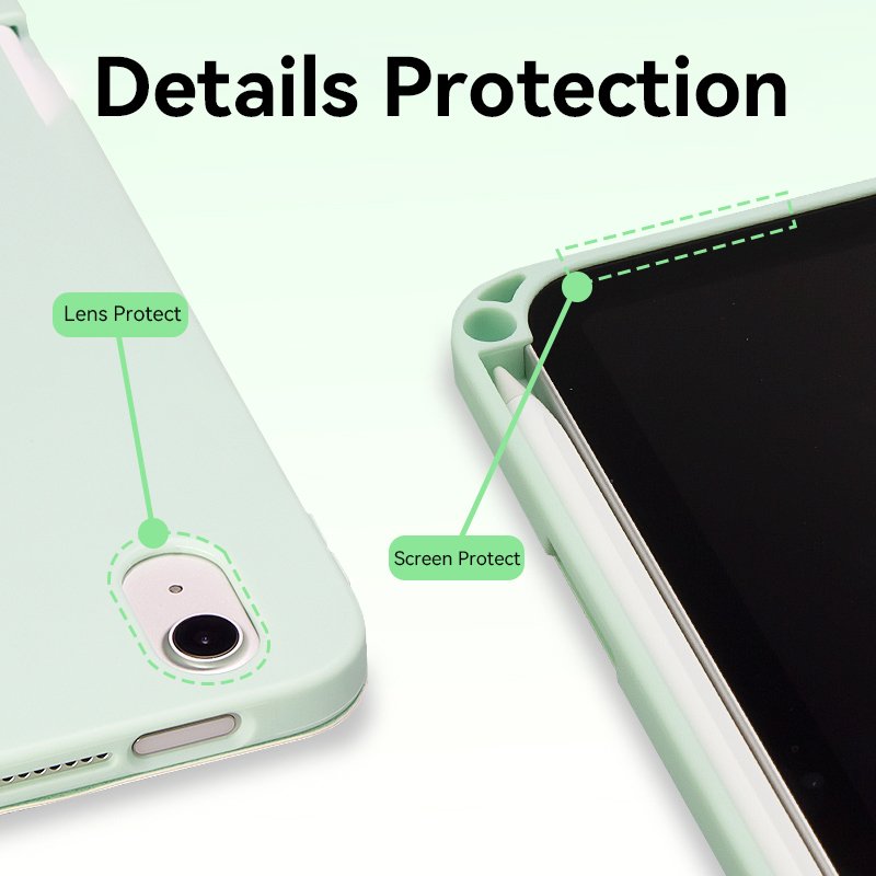 Yeedan Triple Fold Support Anti Fall Full Cover Fabric Texture Protective Case For iPad Pro 10.5/iPad Air 10.5 With Pencil Slot