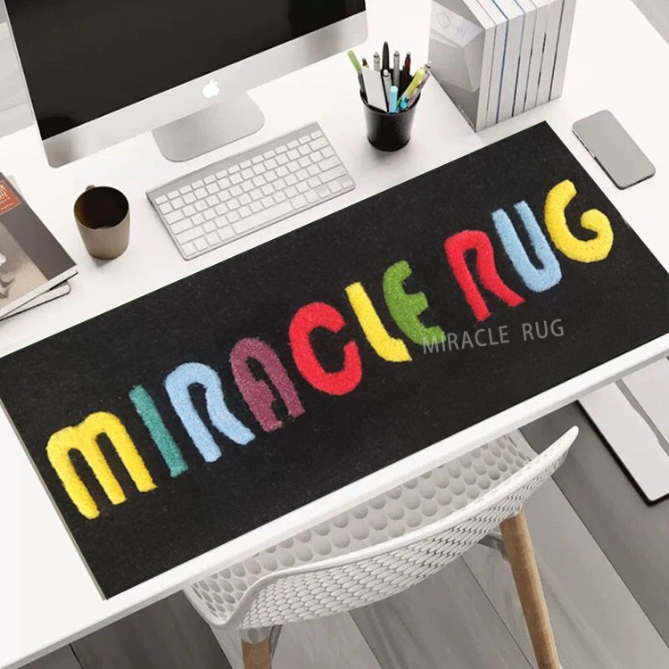 Keyboard TUFT RUG keyboard cover rugs Flowers Custom Room DESK TABLE Hand Made Grass Rug