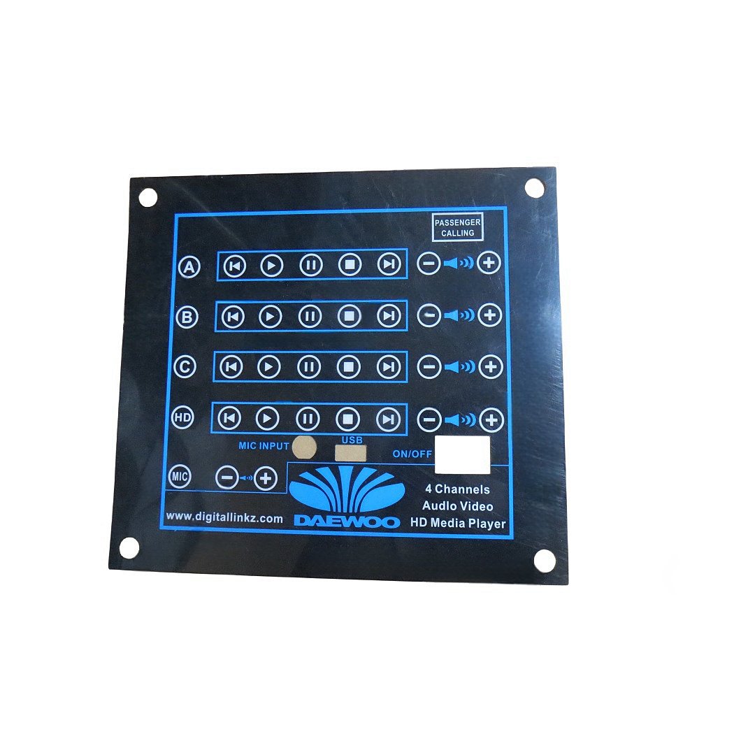 Customize Acrylic Front Panel Customize CNC PMMA Face plate Designed Front Panel with Adhesivee