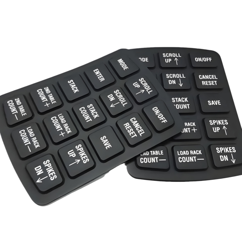 Tactile Membrane Keyboard Conductive Silicone Keypad for Computer and Home Appliance Use