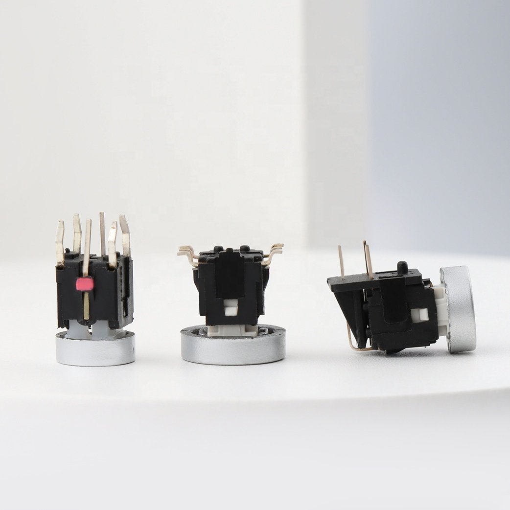 180degree SMD SMT 6*7.2/6*9/7*7/8*8/12*12 Mm Circular LED Tact Switch 6x7/6x9/7x7/8x8/12x12 Mm Illuminated Tactile Switch