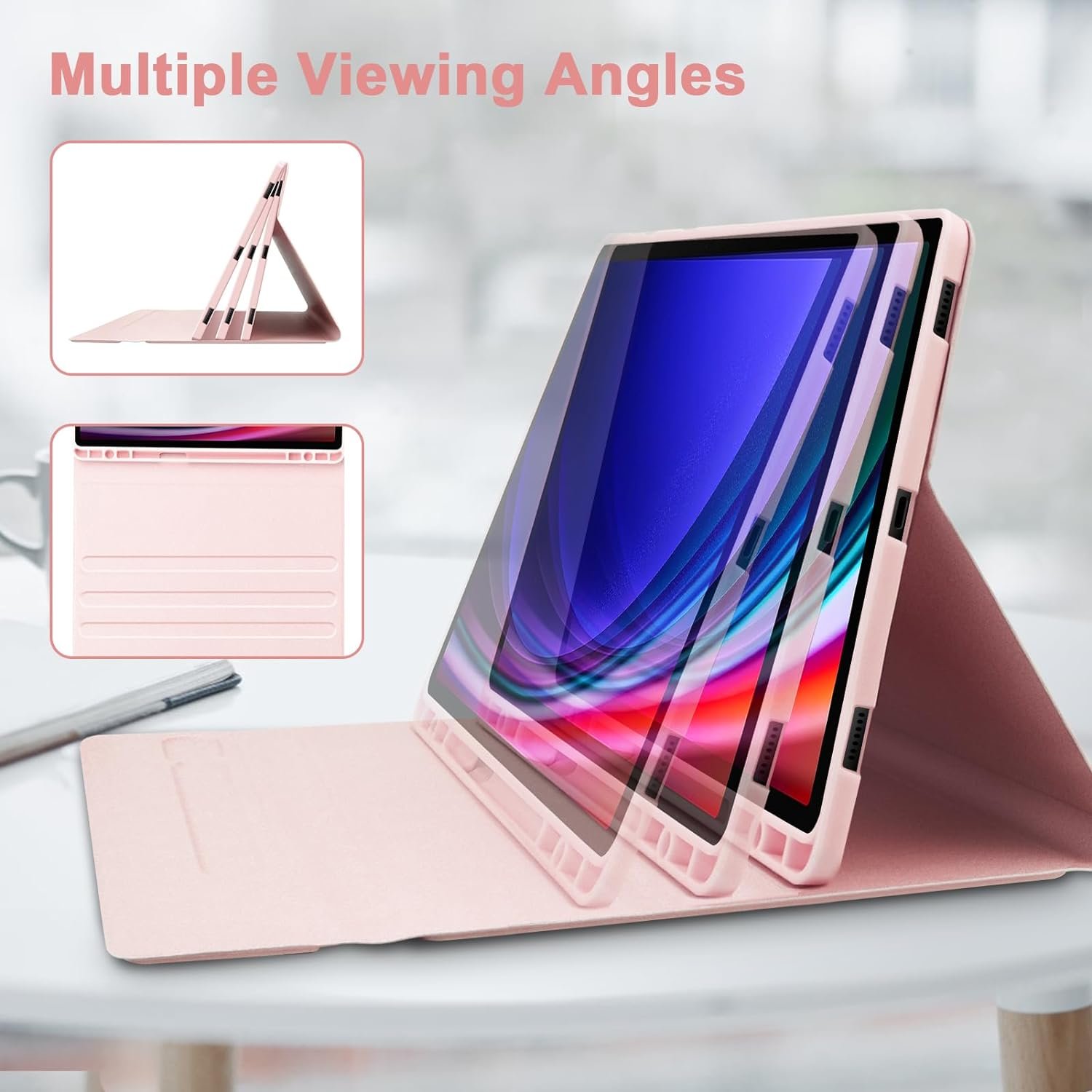Magnetic Wireless Keyboard Tablet Cover Case with S Pen Holder For Samsung Galaxy tab S9 Plus12.4 inch 2023