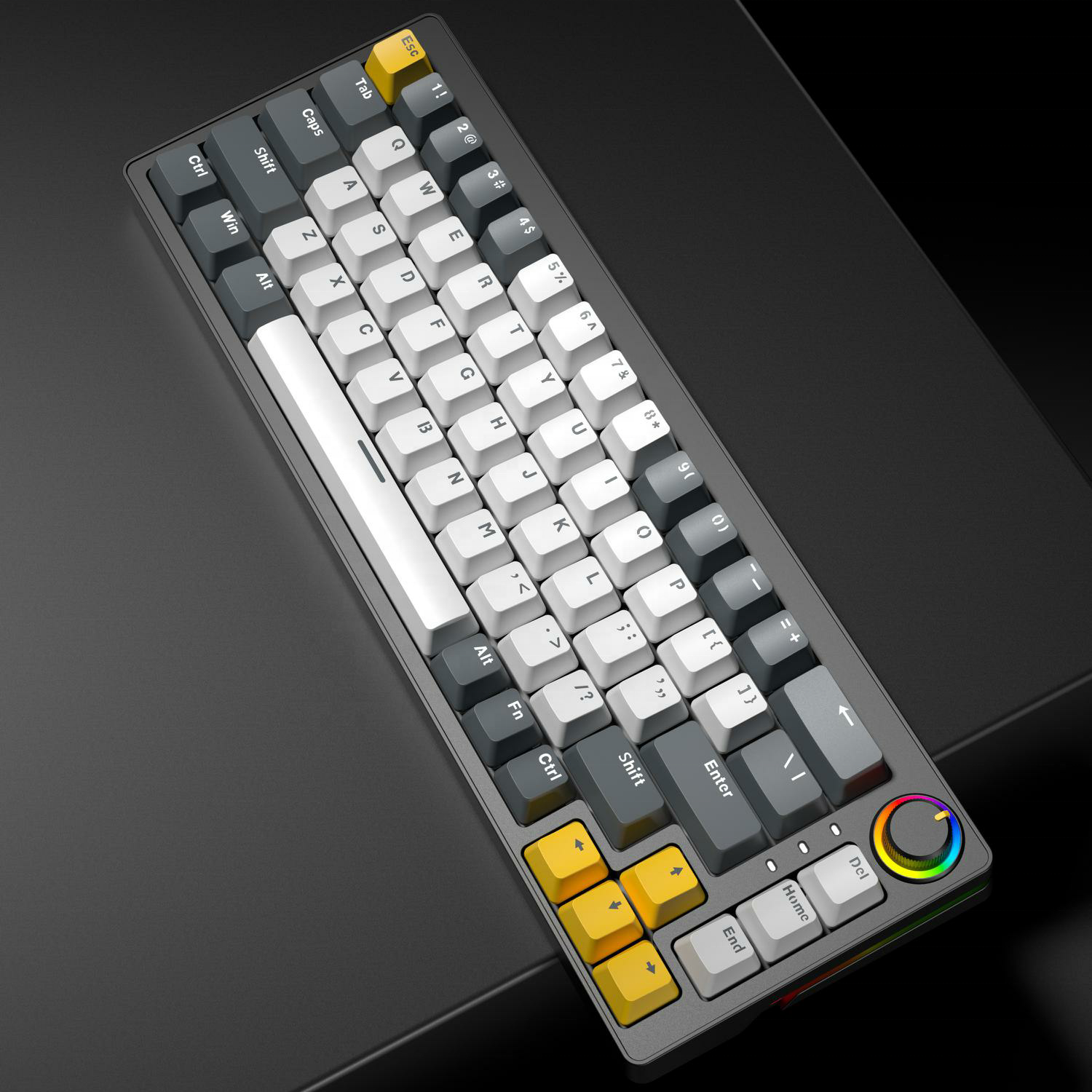68 Keys 2.4G Blue-tooth Hot Swap Computer Gaming Wireless Mechanical Keyboards