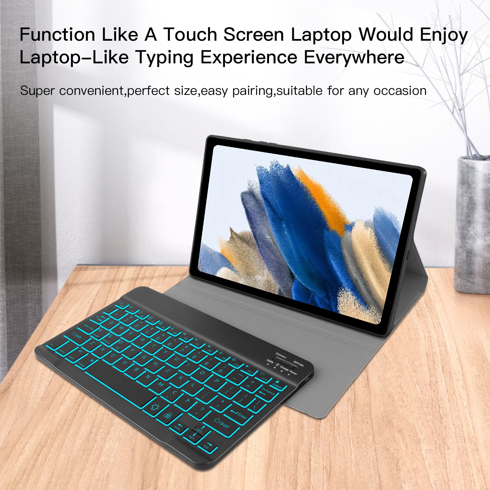 For Samsung Galaxy Tab S9 S8 S7 Plus Magic Keyboard Case For Galaxy Tab S7 S9 Fe Plus Magnetic Keyboard Cover With Backlit