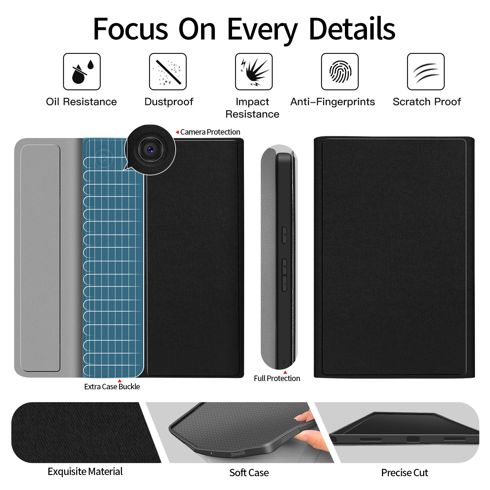 For Samsung Galaxy Tab S9 S8 S7 Plus Magic Keyboard Case For Galaxy Tab S7 S9 Fe Plus Magnetic Keyboard Cover With Backlit