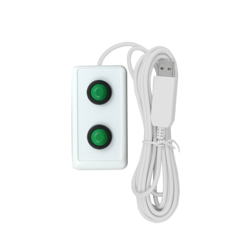 USB Two Keys Driverless Switch Arbitrarily Set Key Value Medical Equipment Image Acquisition USB Mini 2 Key Handle Keyboard