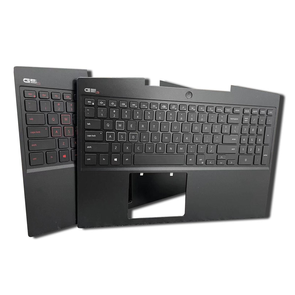 New palm rest large shell C protective cover for replacement parts of Dell Inspiron G5s laptop, with keyboard