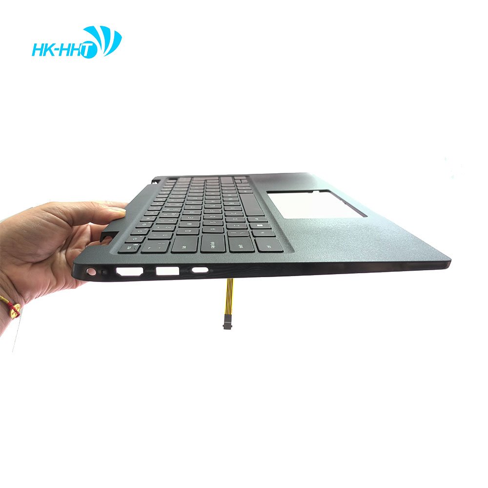 HK-HHT black Backlight UK Keyboard Bezel Palmrest Cover for Dell Latitude 14 3420 04PX9K 4PX9K