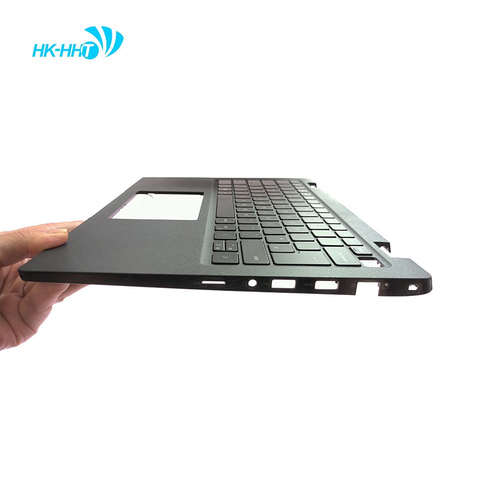 HK-HHT black Backlight UK Keyboard Bezel Palmrest Cover for Dell Latitude 14 3420 04PX9K 4PX9K