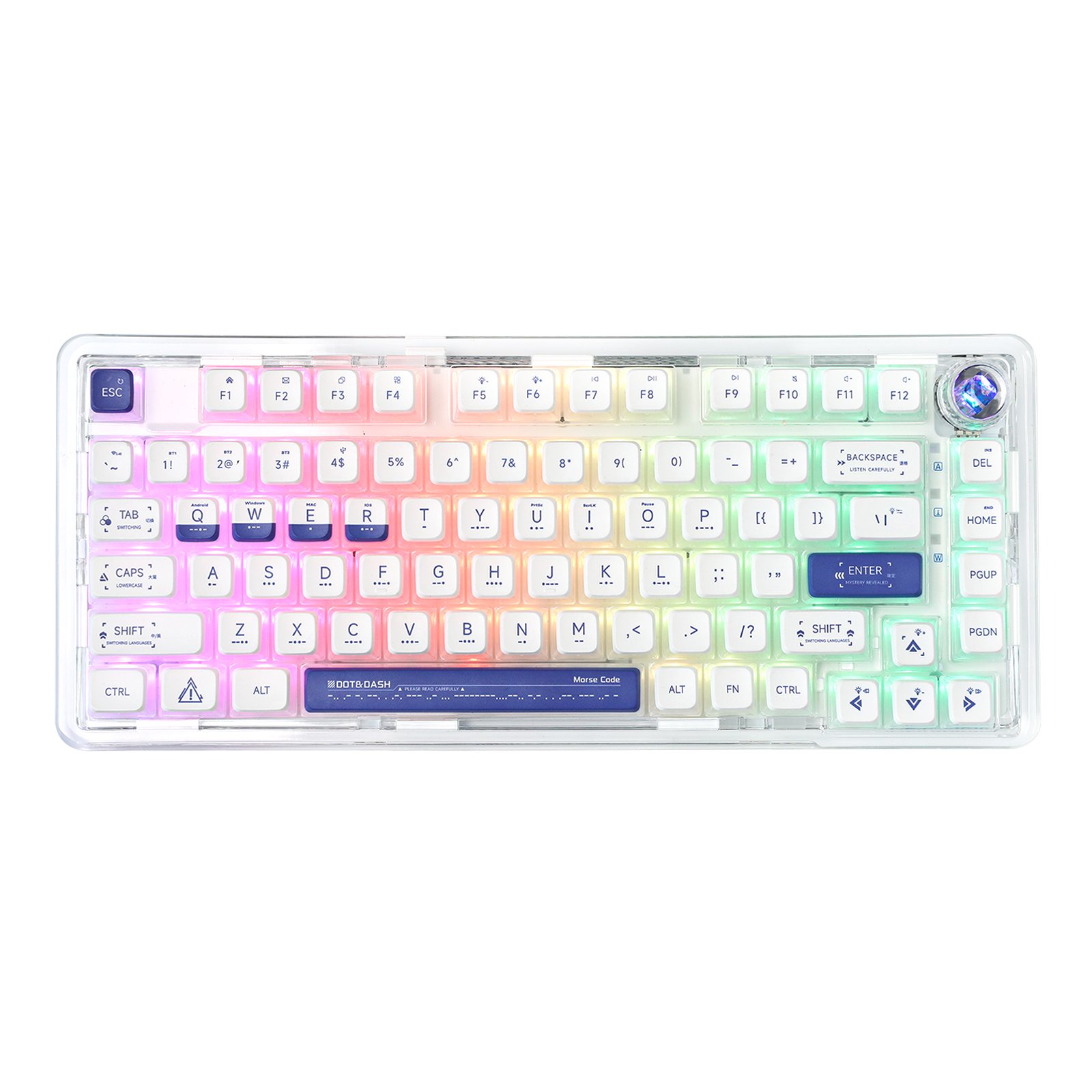 EPOMAKER x LEOBOG K81 75% Hot-swappable Mechanical Keyboard wired qwerty keyboard wireless keyboard and mouse for pc