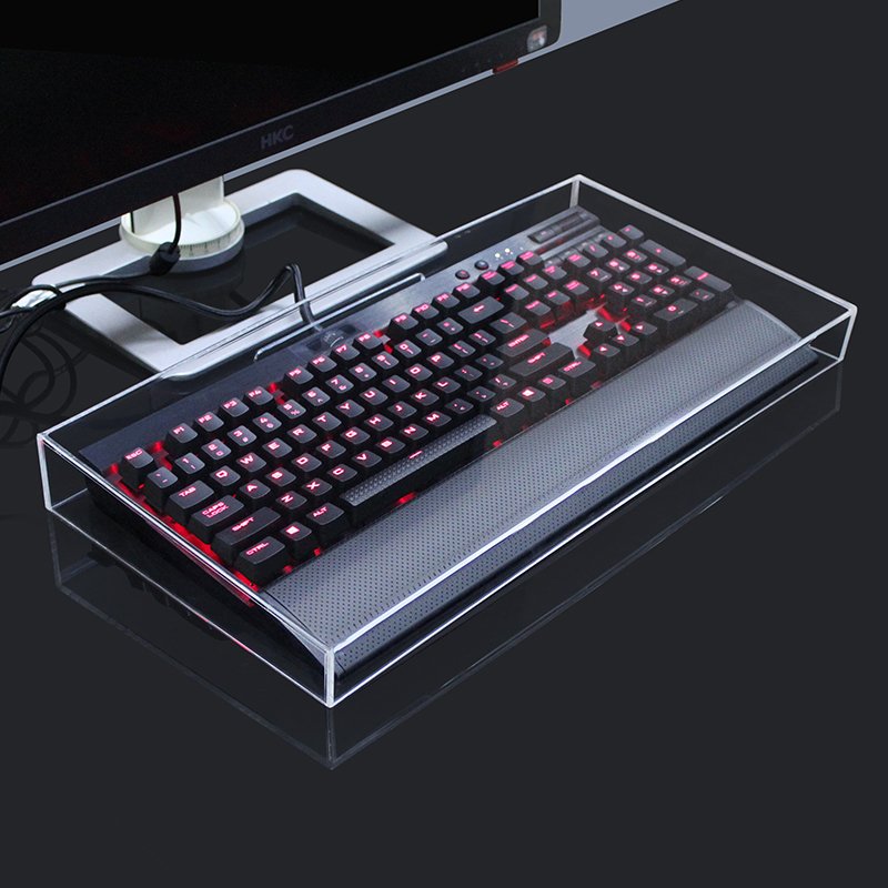 Custom Transparent Acrylic Laptop Dust Keyboard Cover/Acrylic Dust Cover Holder For Keyboard