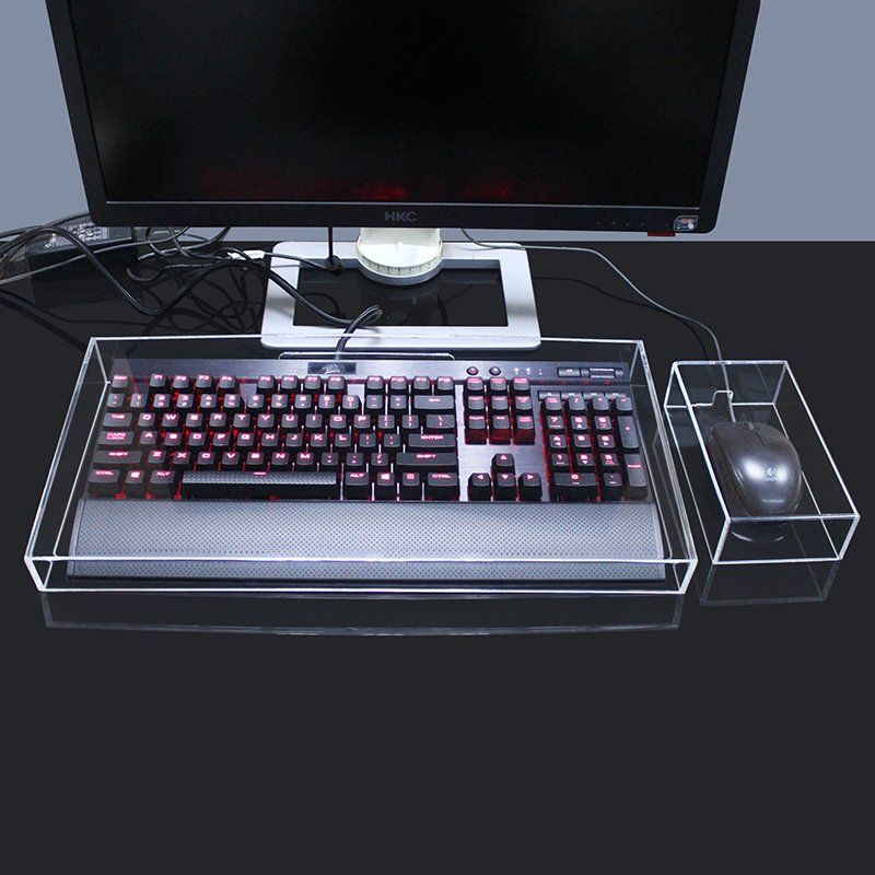 Custom Transparent Acrylic Laptop Dust Keyboard Cover/Acrylic Dust Cover Holder For Keyboard
