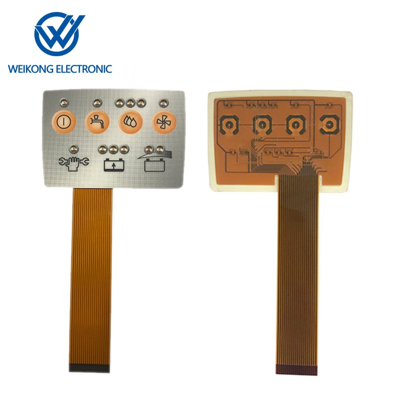 Membrane Switches And Ribbon Cable Tactile Membrane Switch Membrane Keypad