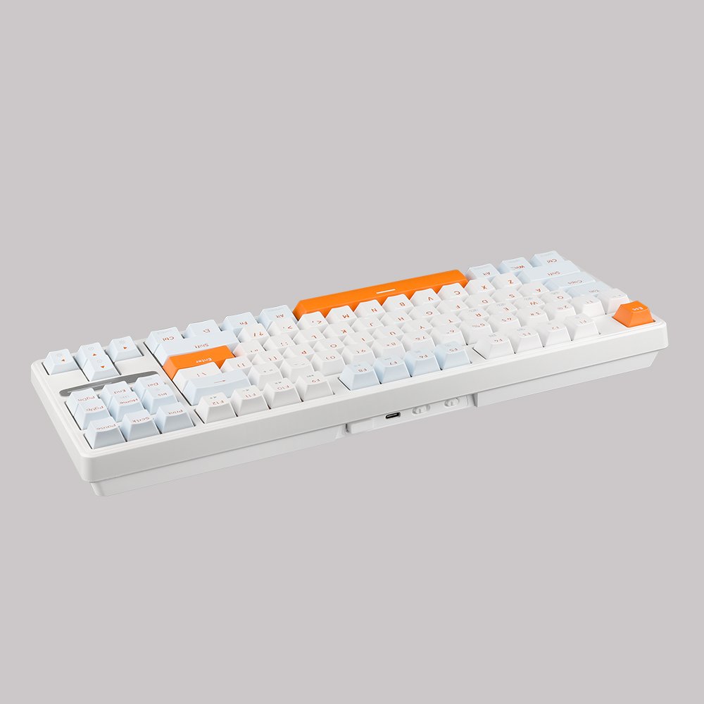 2.4G Wired Wireless 85% Layout Gaming Keyboards RGB Backlight Gasket Mount PBT Keycap Mechanical Custom Keyboard For