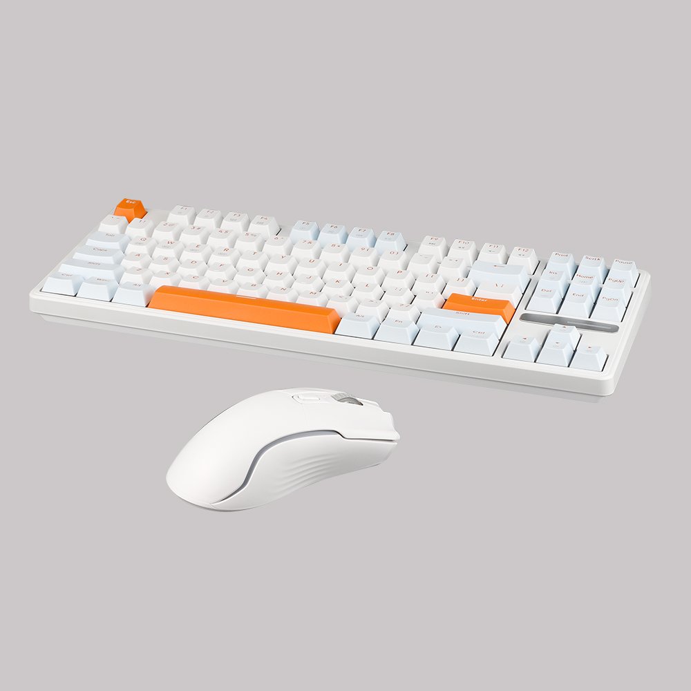 2.4G Wired Wireless 85% Layout Gaming Keyboards RGB Backlight Gasket Mount PBT Keycap Mechanical Custom Keyboard For