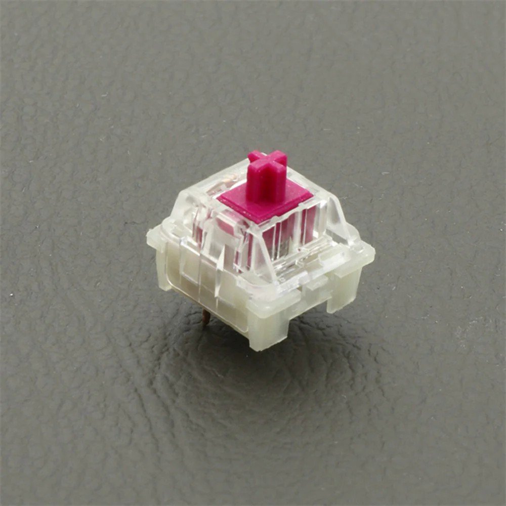 KTT Wine Red Switch Linear 3-pin 53g MX switch for mechanical keyboard Factory Lubed Switch
