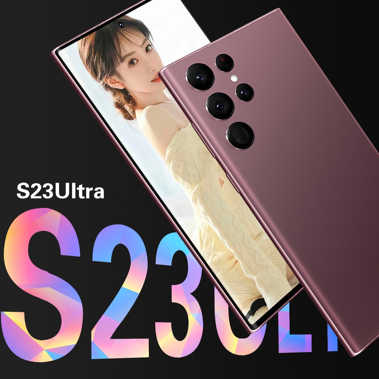 Hot sale Original S23 Ultra 5G Smartphone 16GB 1TB Cellphone 10 core Beauty Camera 7.3in HD large screen Android 13 Mobilephone