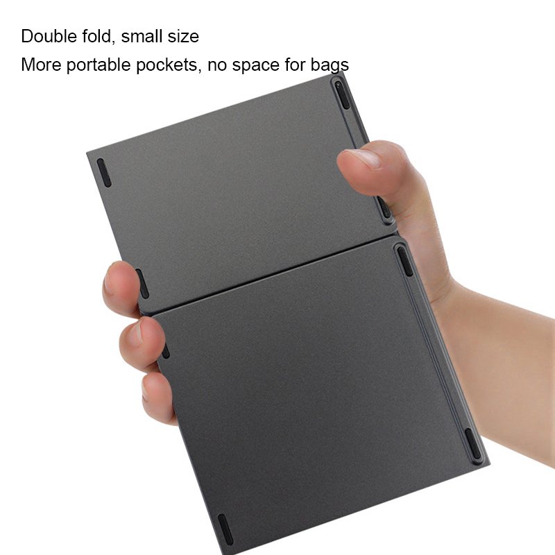 Three Fold Foldable Split Switches Wireless Mini Keyboard Slim Portable For Tablet For Phone