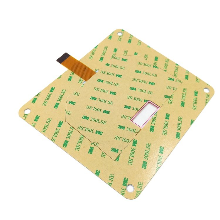 Custom design prototype waterproof LED illuminated membran keyboard flexible membrane switch keypad panel with 3M300LSE adhesive