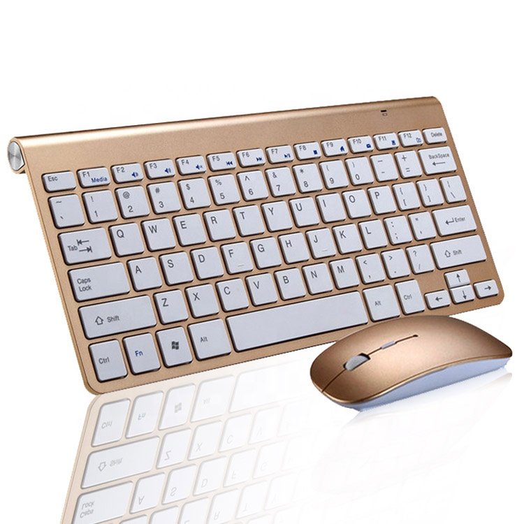 Dual mode 2.4G mini USB wireless bluetooth Computer Keyboard and Mouse Combo Set for Notebook Laptop Mac Desktop PC
