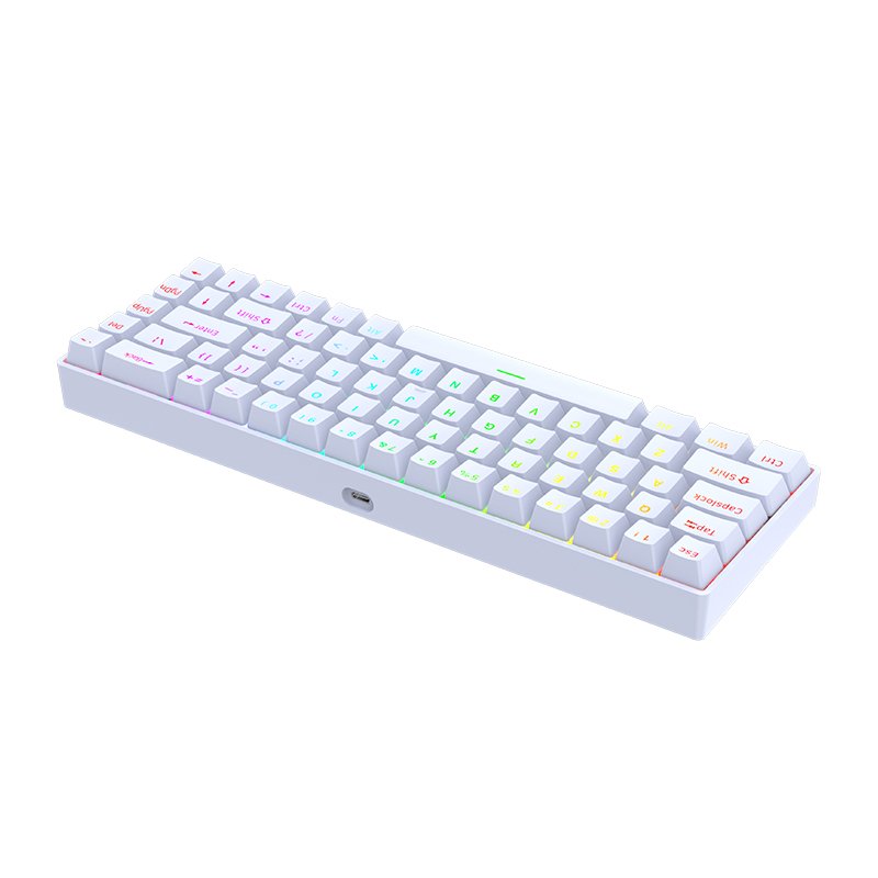 Hot Sell Three-Mode Gaming Keyboard Wired RGB Backlit Mechanical Keyboard