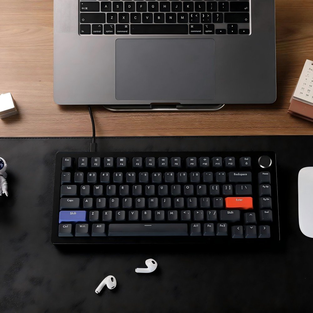 Mechanical Gaming Keyboard A75 Rapid Trigger RGB Wired USB magnetic switch 75% Layout Compact with 82 Keys