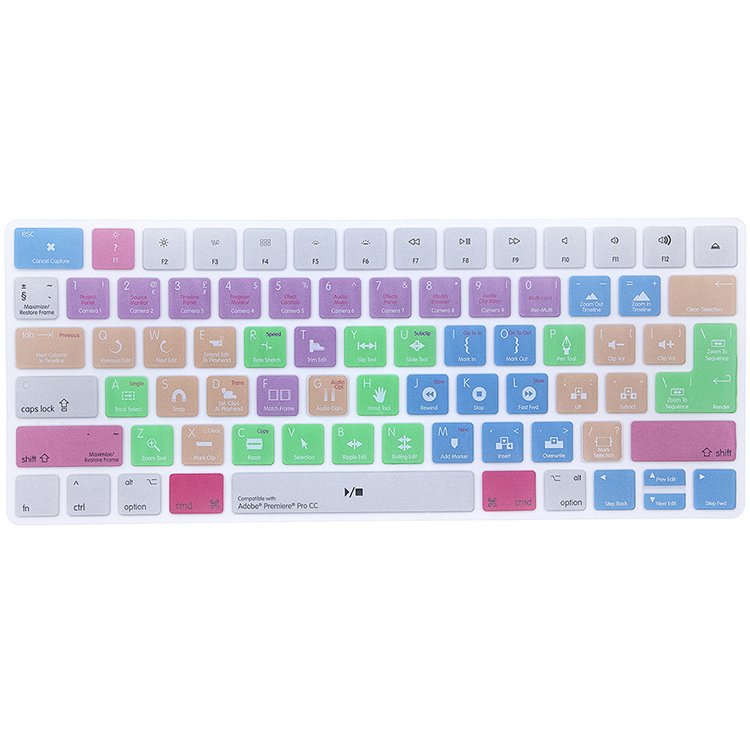 Logic Pro X\Premiere Pro CC/ PS Shortcuts Silicone Keyboard Cover Skin