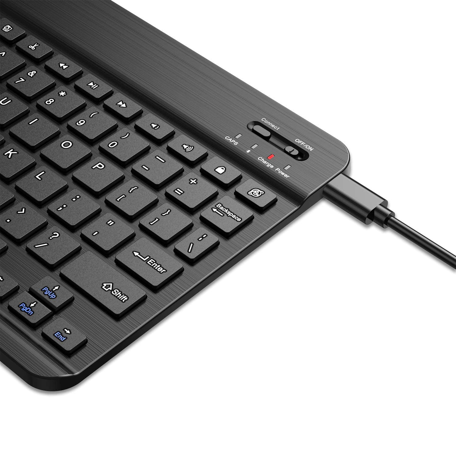 In Stock 60% 78 Key Low Profile Slim Mini Size Rechargeable Wireless Bt Arabic Keyboard For Smart Mobile Phone