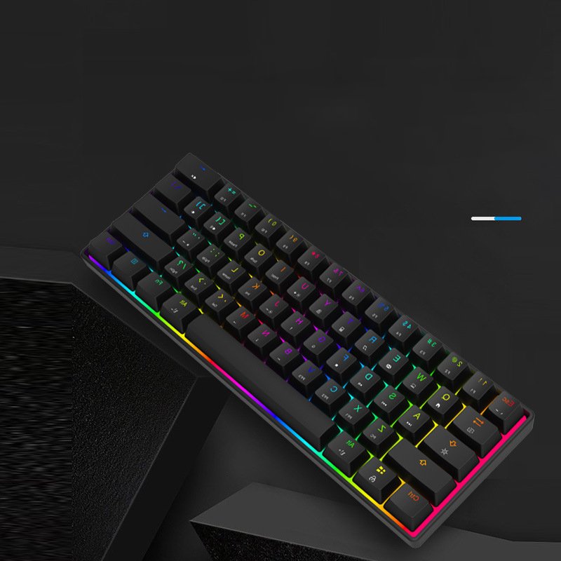 Custom TKL Gaming Keyboard Mechanical Operation with USB Interface Small Programmable PC Gaming Keyboard