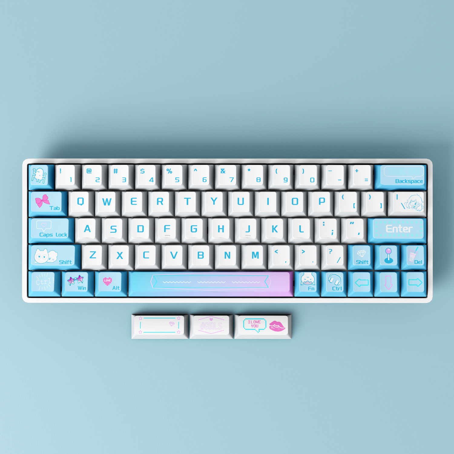 Sikakeyb Castle HM66 Rgb Hot Swappable Magnetic Keyboard 60% 66 keys compatible GH60 GATERON Switch Magnetic Gaming Keyboard