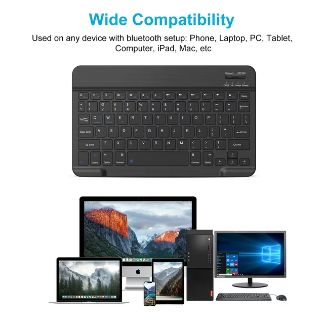 rechargeable office low profile wireless keyboard BT 78 keys mini wireless keyboard for tablets/mac mac/windows/ios