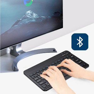 rechargeable office low profile wireless keyboard BT 78 keys mini wireless keyboard for tablets/mac mac/windows/ios