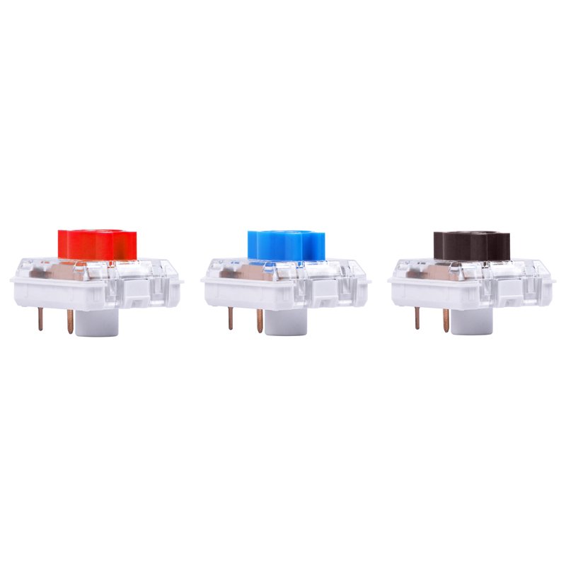 VCOM Blue Red Mechanical Keyboard Switch 2 Pin Replaceable DIY Computer Keyboard Accessories