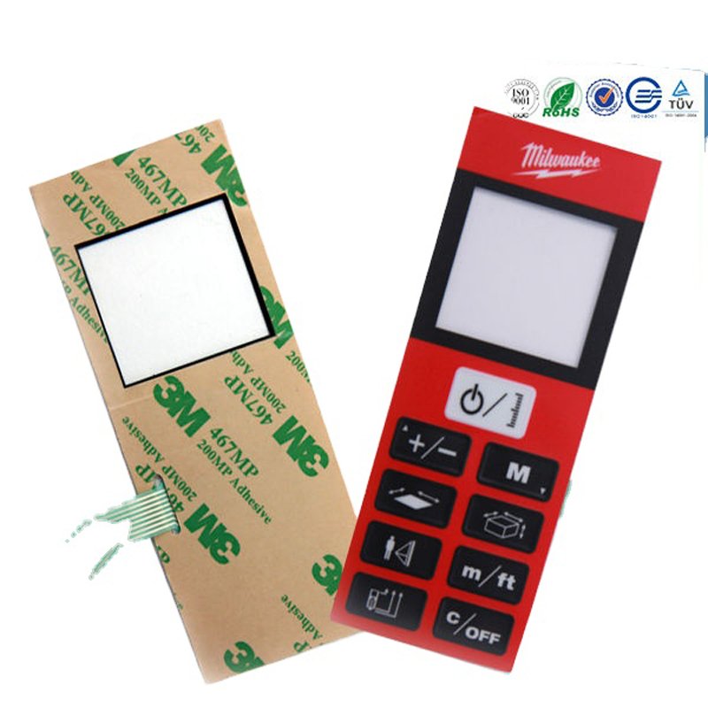 PC Silk Screen Printing Emboss Keypads Keyboards Tactile Membrane Switch Factory outlet waterproof membrane switch
