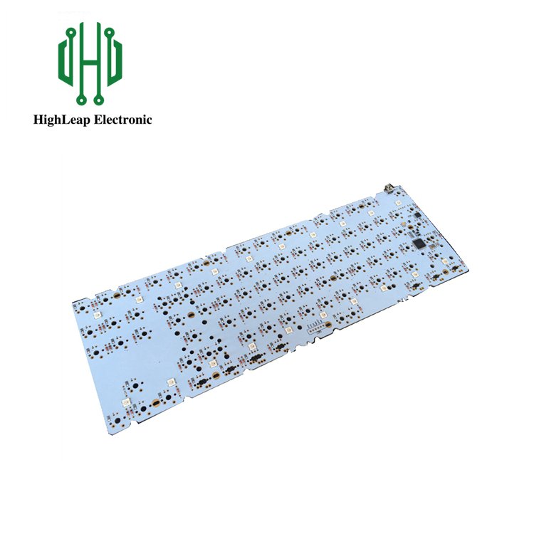 60% 80% QMK Qmk Via customized rgb backlit hotswappable mechanical keyboard pcb