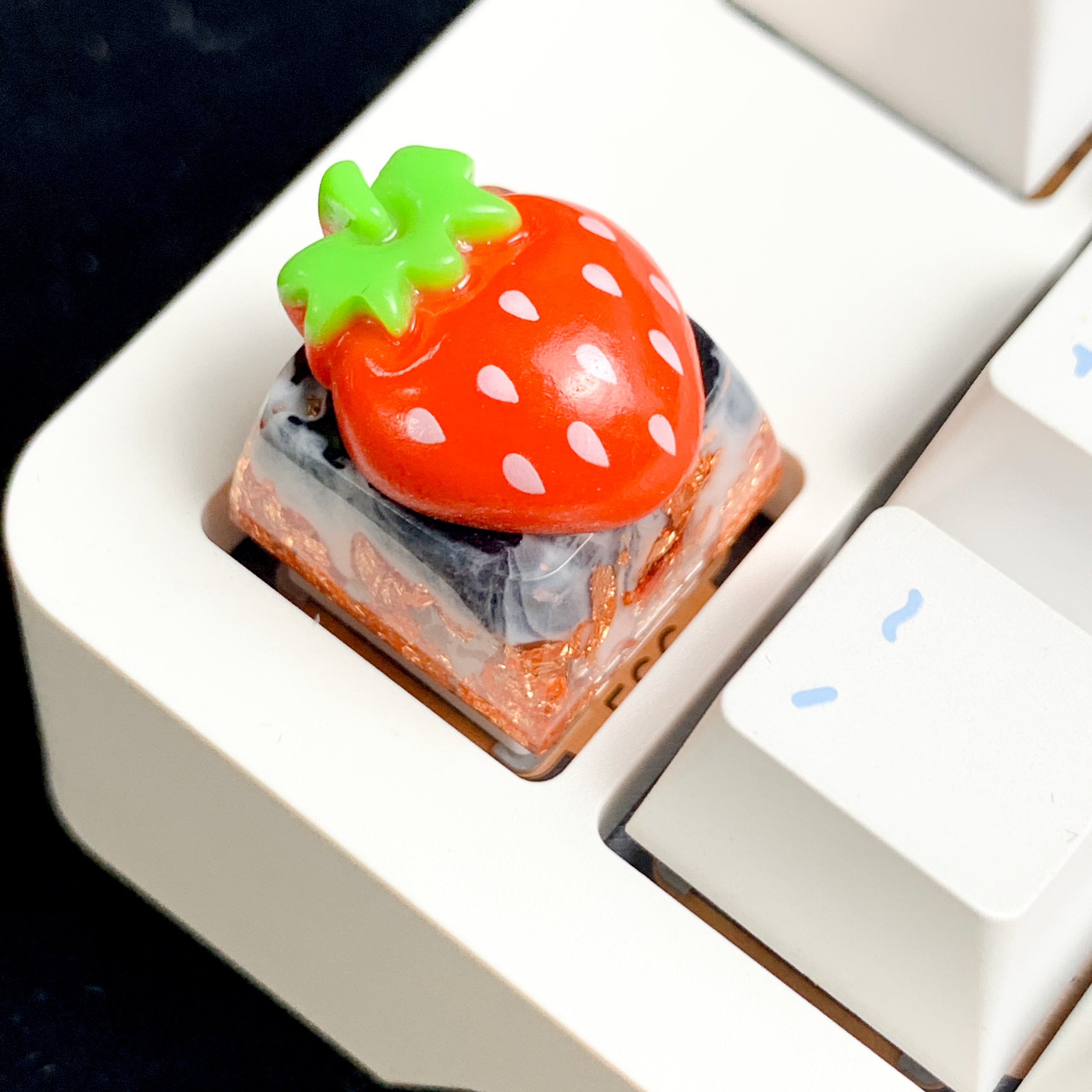 Tecsee Gaming Resin Artisan Keycap OEM Fruit/Animal/Anime Keycap Cherry MX Switch Gaming Mechanical Keyboard Handmade ESC Keycap
