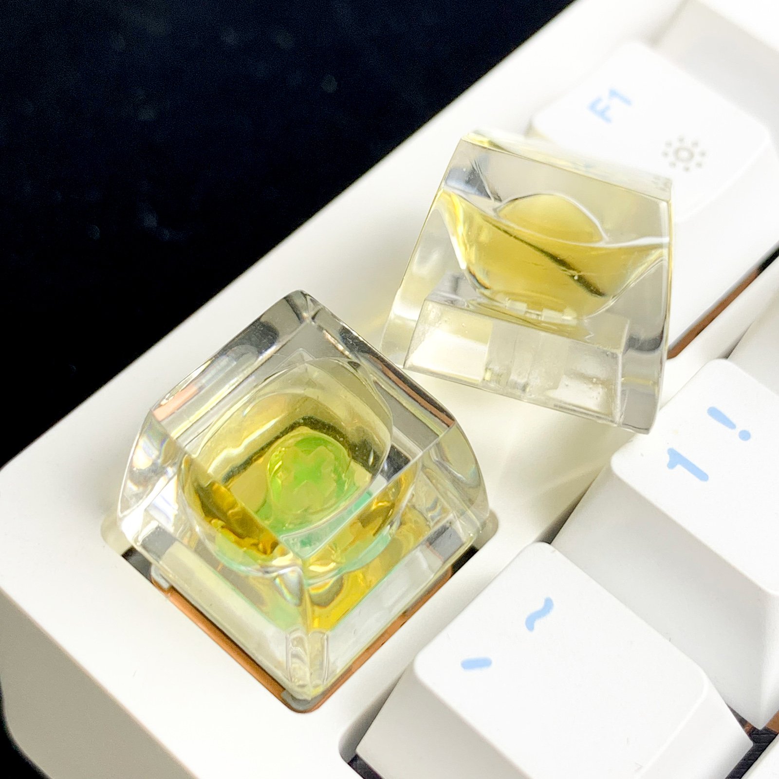 Tecsee Gaming Resin Artisan Keycap OEM Fruit/Animal/Anime Keycap Cherry MX Switch Gaming Mechanical Keyboard Handmade ESC Keycap