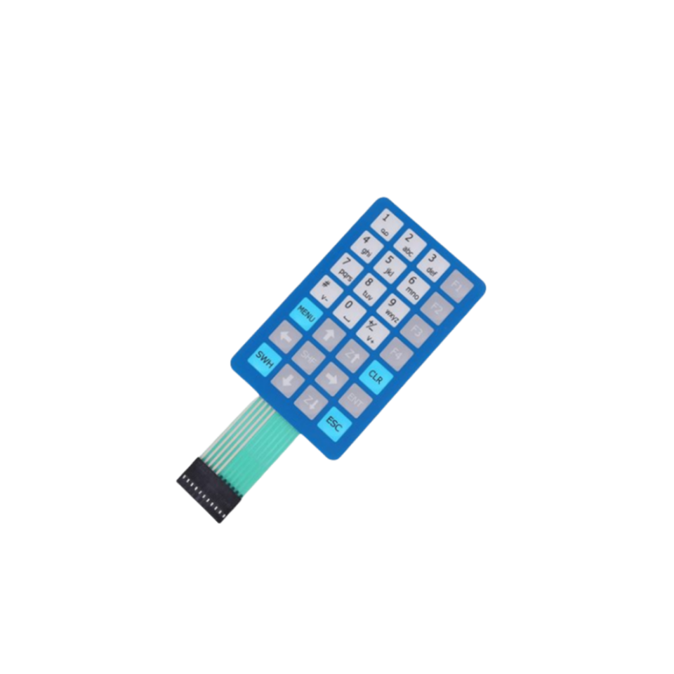 Custom Membrane Switches Inverter Film Switch Control Panels Embossed Button Keyboard Keypad Silicone Metal Material Flexible