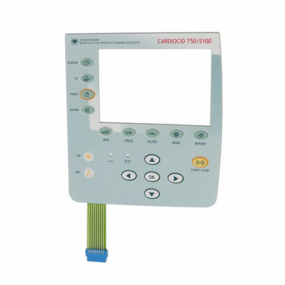 Custom Membrane Switches Inverter Film Switch Control Panels Embossed Button Keyboard Keypad Silicone Metal Material Flexible